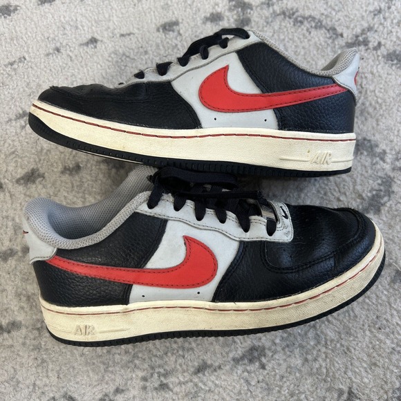 Size 5 Nike Air Force 1 ‘07 LV8 x NBA 75th Anniversary Trail Blazers Black Res - Picture 1 of 15